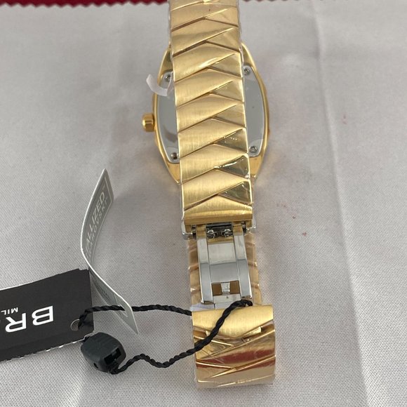 Italian Breil Milano Roman Numeral Date Stainless Steel Watch NWTNB - Picture 8 of 11